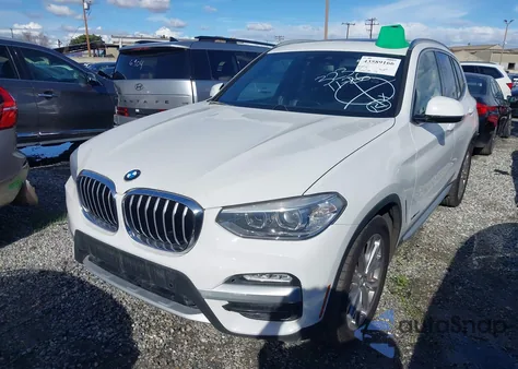 2018 BMW X3 xDrive30I из США, поврежденный, VIN 5UXTR9C5XJLD65723